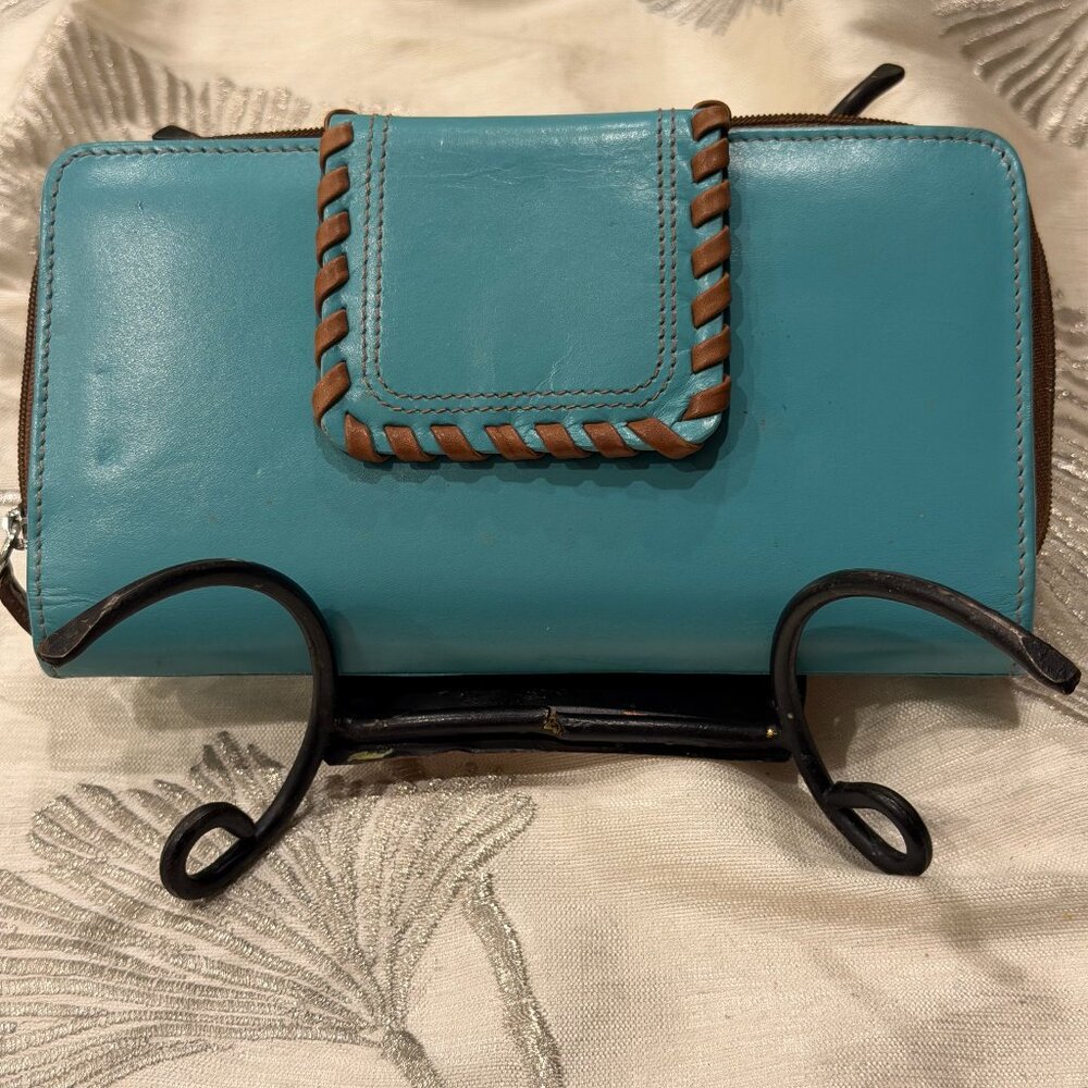 Beautiful Teal Leather Wallet